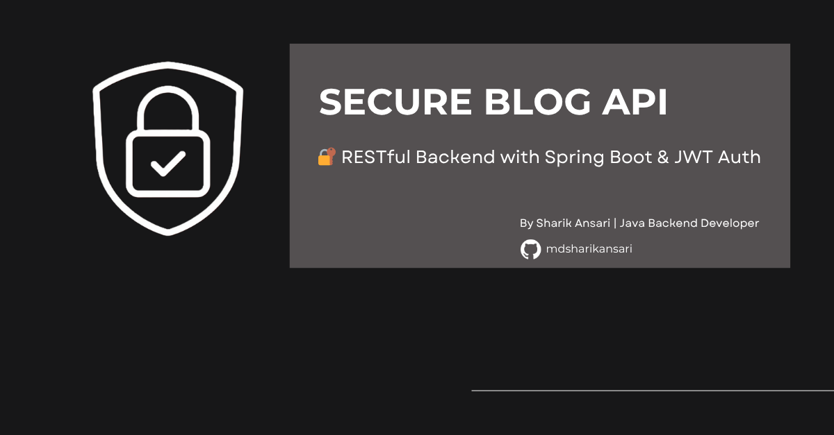 Secure Blog API